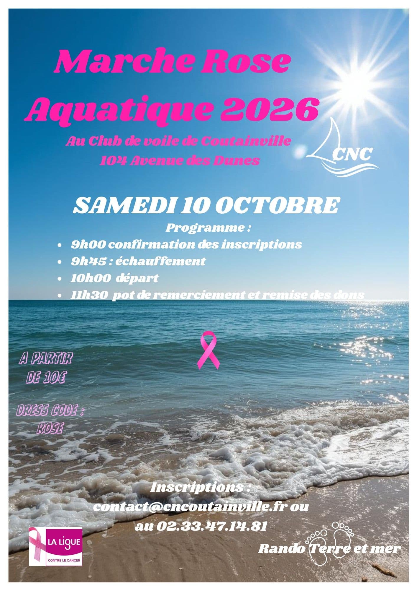 MARCHE ROSE AQUATIQUE